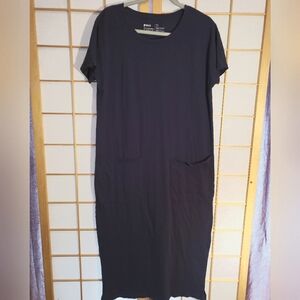 PACT ORGANIC COTTON MIDI DRESS.